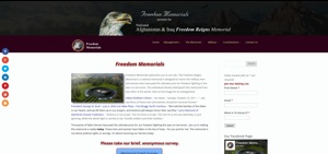 Freedom Memorials Website